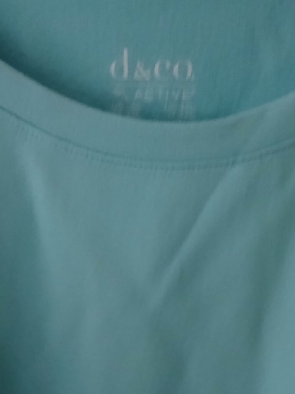 Denim & Co. Active Regular French Terry Tunic w/ Gauze Detail - Picture 6 of 7